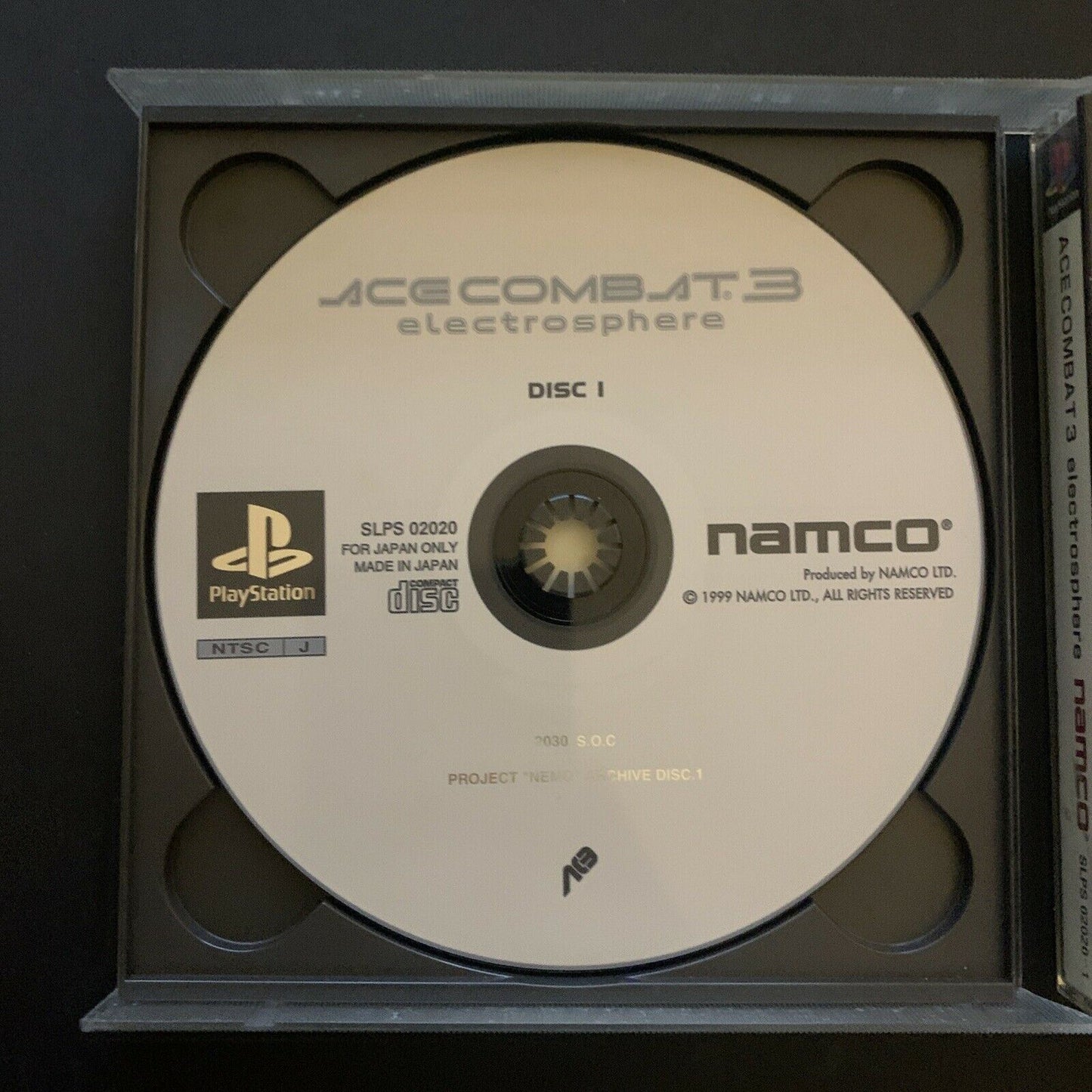 Ace Combat 3: Electrosphere - PS1 PlayStation Japan NTSC-J Flight Combat Game