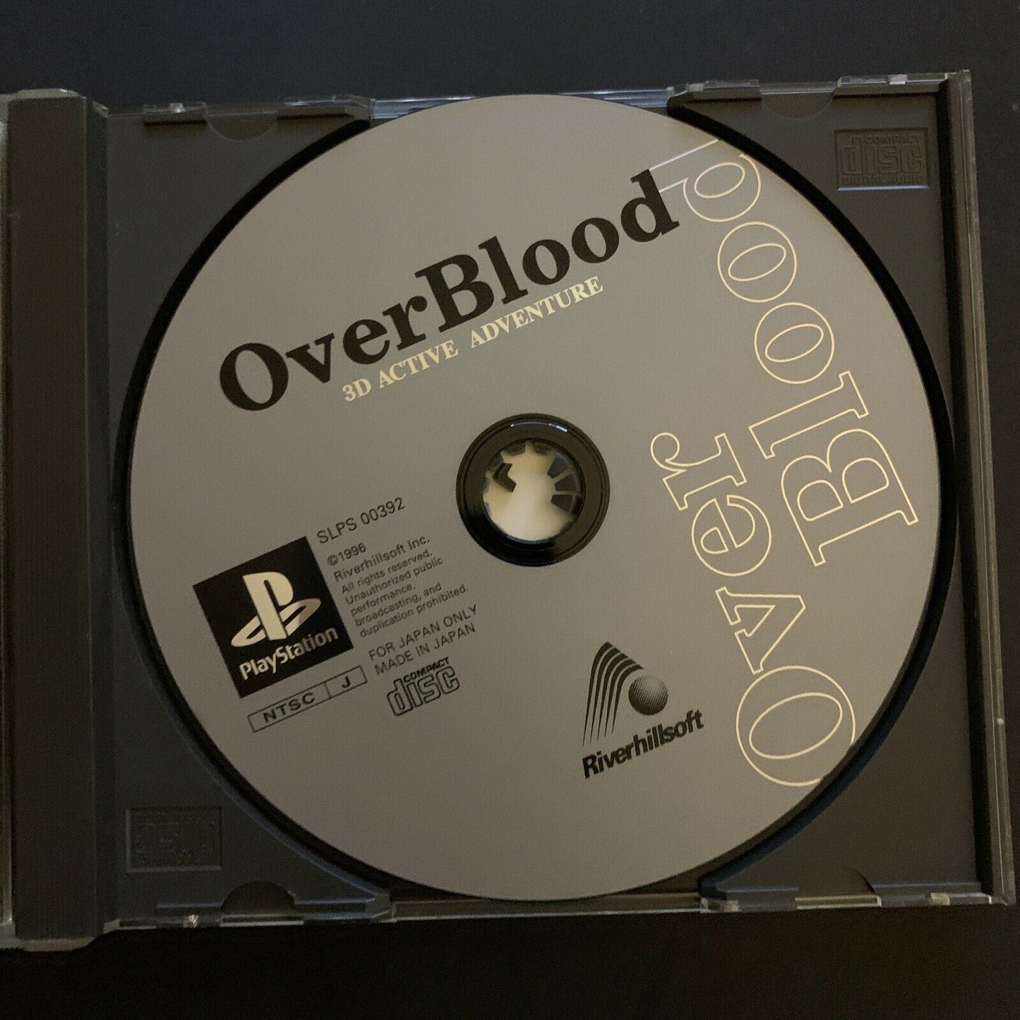 Over Blood - A 3D Active Adventure - Sony PlayStation 1 PS1 NTSC-J Japan Game