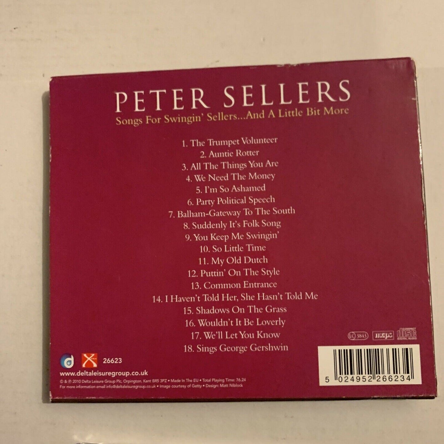 Peter Sellers - Songs For Swingin' Sellers.... And A Little Bit More (CD, 2010)