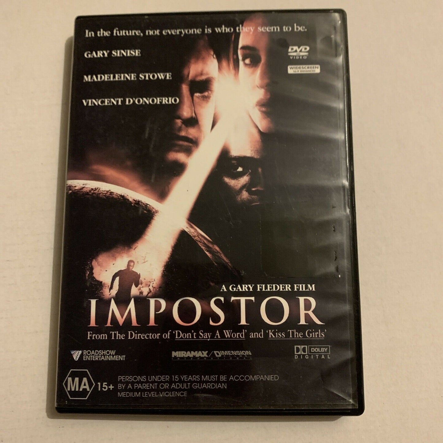 Imposter (DVD, 2001) Shane Brolly, Vincent D'Onofrio, Gary Sinise. Region 4 RARE