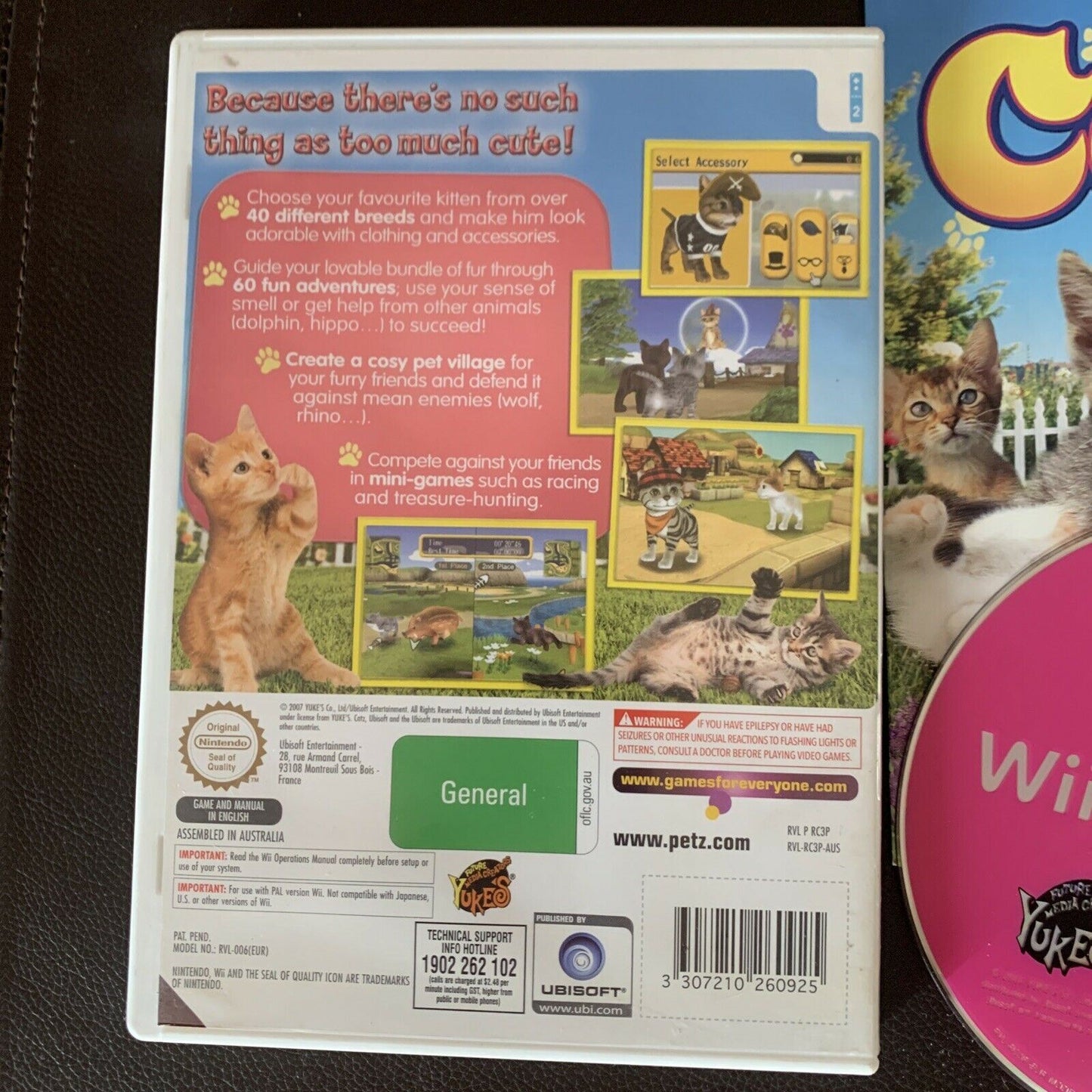 Catz - Nintendo Wii PAL Virtual Pet Game with Manual