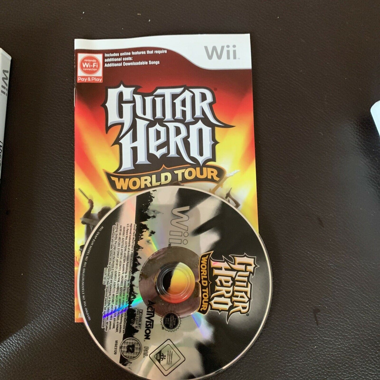 Guitar Hero World Tour - Nintendo Wii PAL complete With Manual