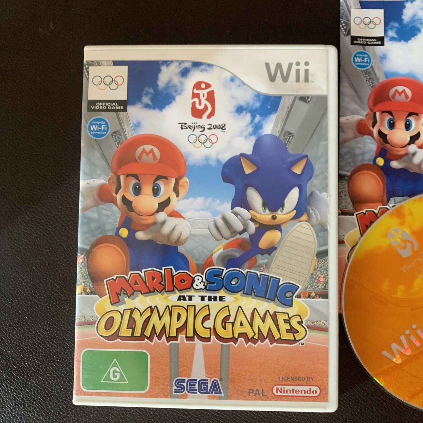 Mario & Sonic At The Olympic Games - Nintendo Wii PAL With Manual