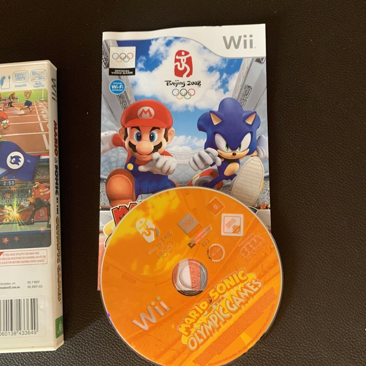 Mario & Sonic At The Olympic Games - Nintendo Wii PAL With Manual