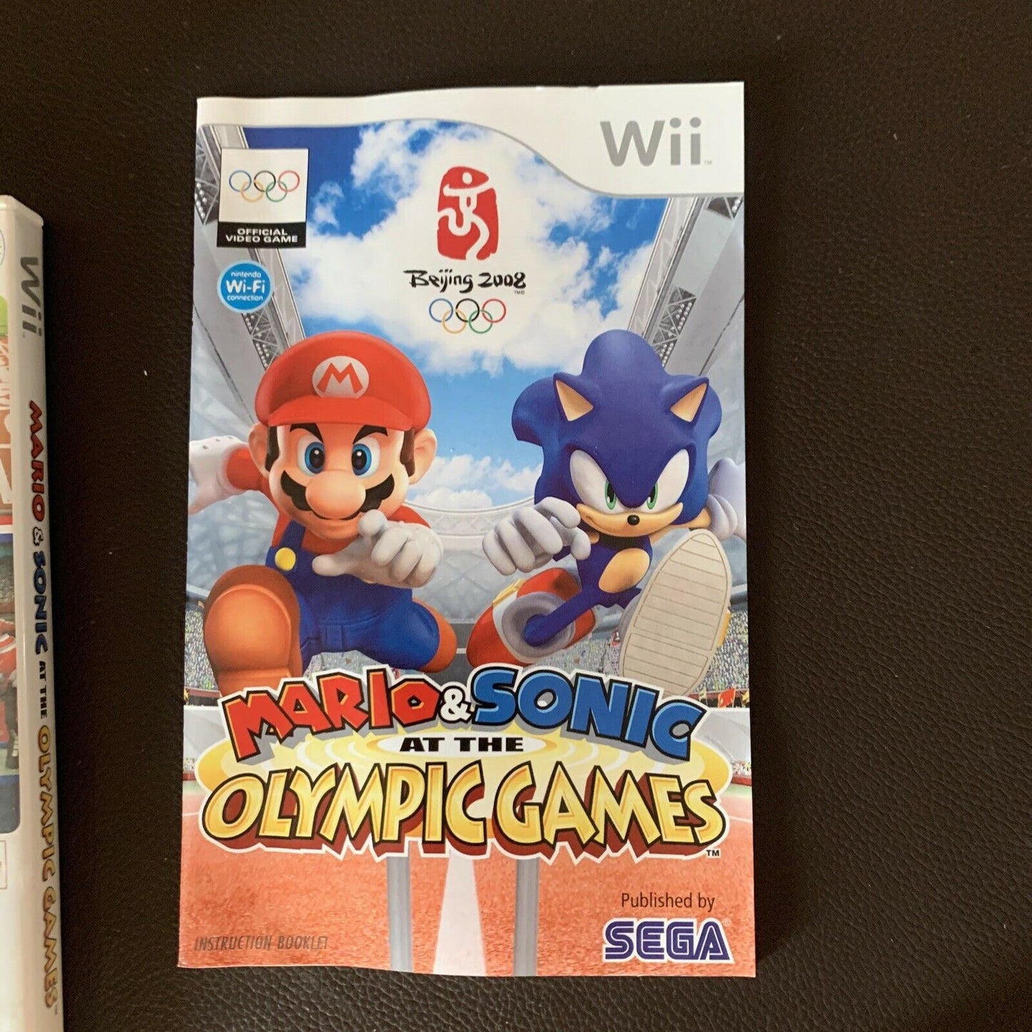 Mario & Sonic At The Olympic Games - Nintendo Wii PAL With Manual