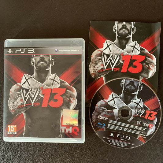 WWE '13 - PlayStation 3 PS3 Pro Wrestling Game with Manual