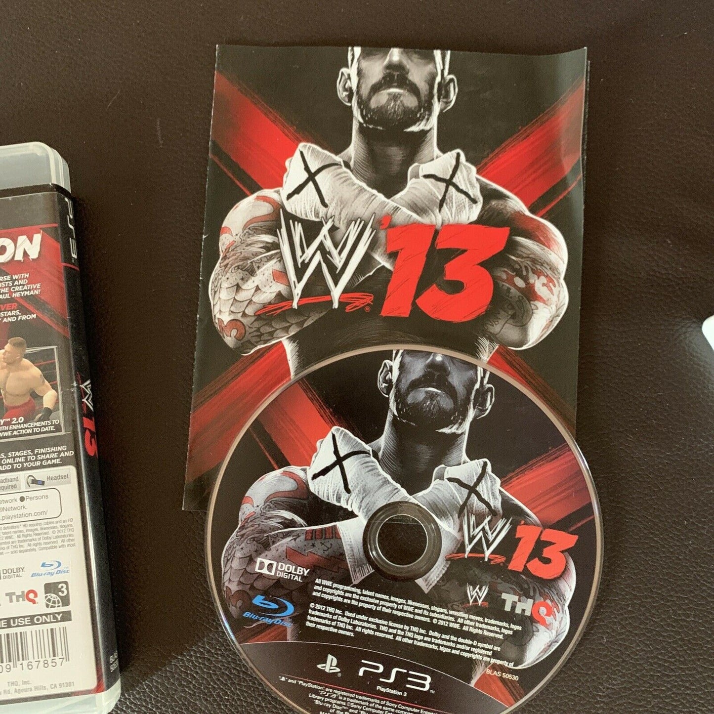 WWE '13 - PlayStation 3 PS3 Pro Wrestling Game with Manual