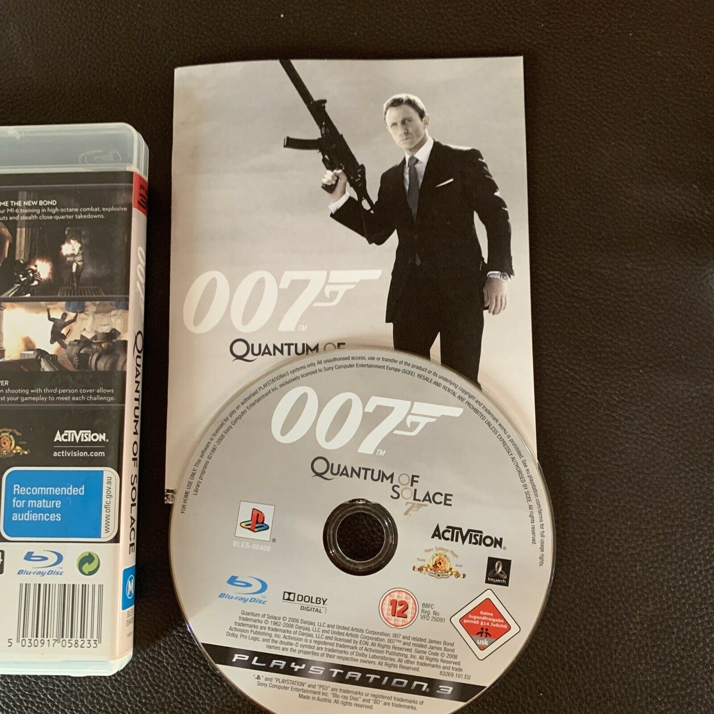 007 Quantum of Solace - PlayStation 3 PS3 Game with Manual