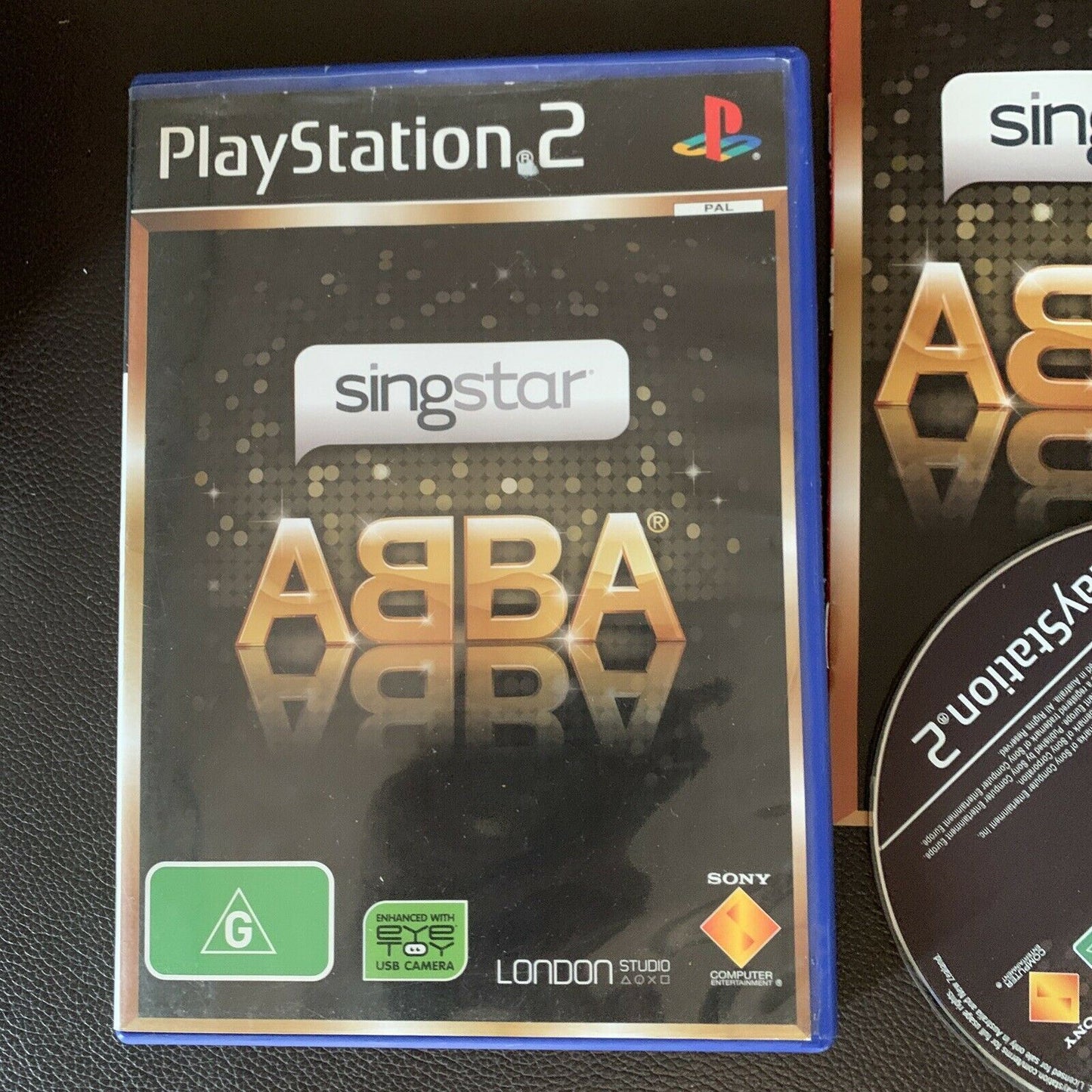 SingStar ABBA - Sony PlayStation 2 PS2 PAL Karaoke Game with manual