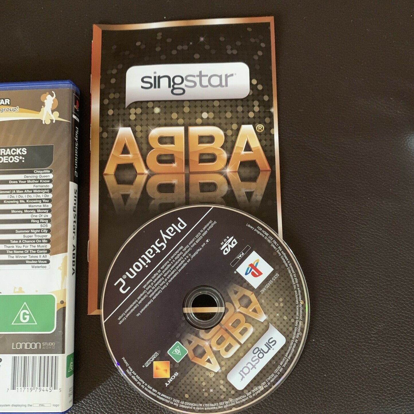 SingStar ABBA - Sony PlayStation 2 PS2 PAL Karaoke Game with manual