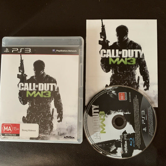 Call of Duty: MW3 Modern Warfare 3 - Playstation PS3 Game - Complete with Manual