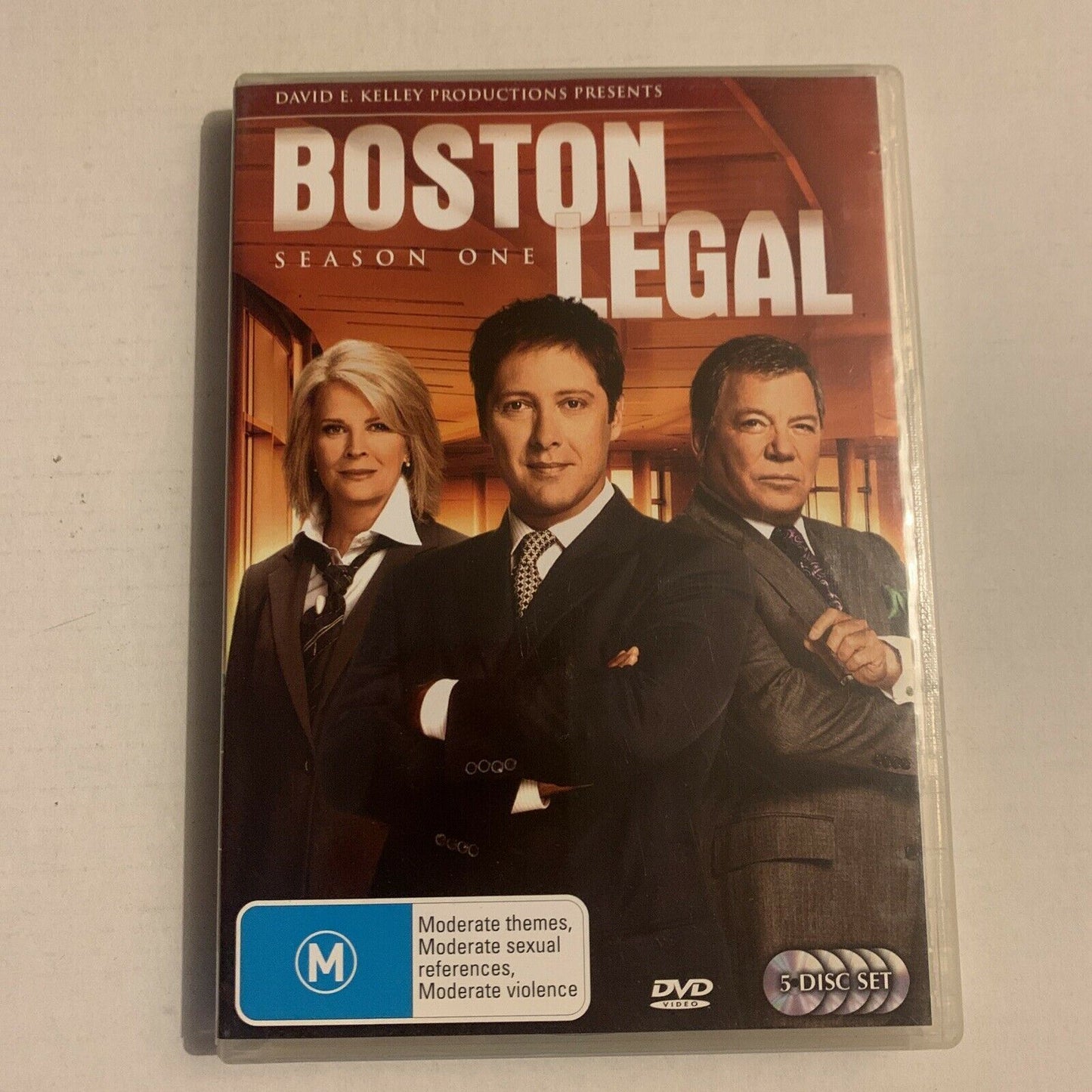 Boston Legal : Season 1 (DVD, 2006, 5-Disc Set) Region 4,2