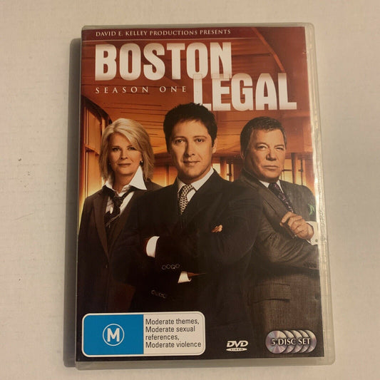 Boston Legal : Season 1 (DVD, 2006, 5-Disc Set) Region 4,2