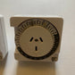 2x Plugz Indoor Electrical Powerpoint (Power Point) 24 Hour Timer