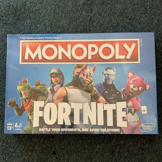 *New Sealed* Hasbro Monopoly: Fortnite Edition Board Game E6603