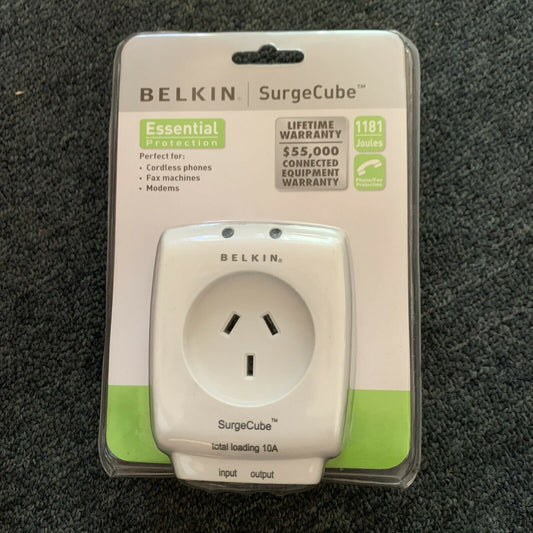 *New Sealed* Belkin SurgeCube Power Surge Protector F9H110vauCW