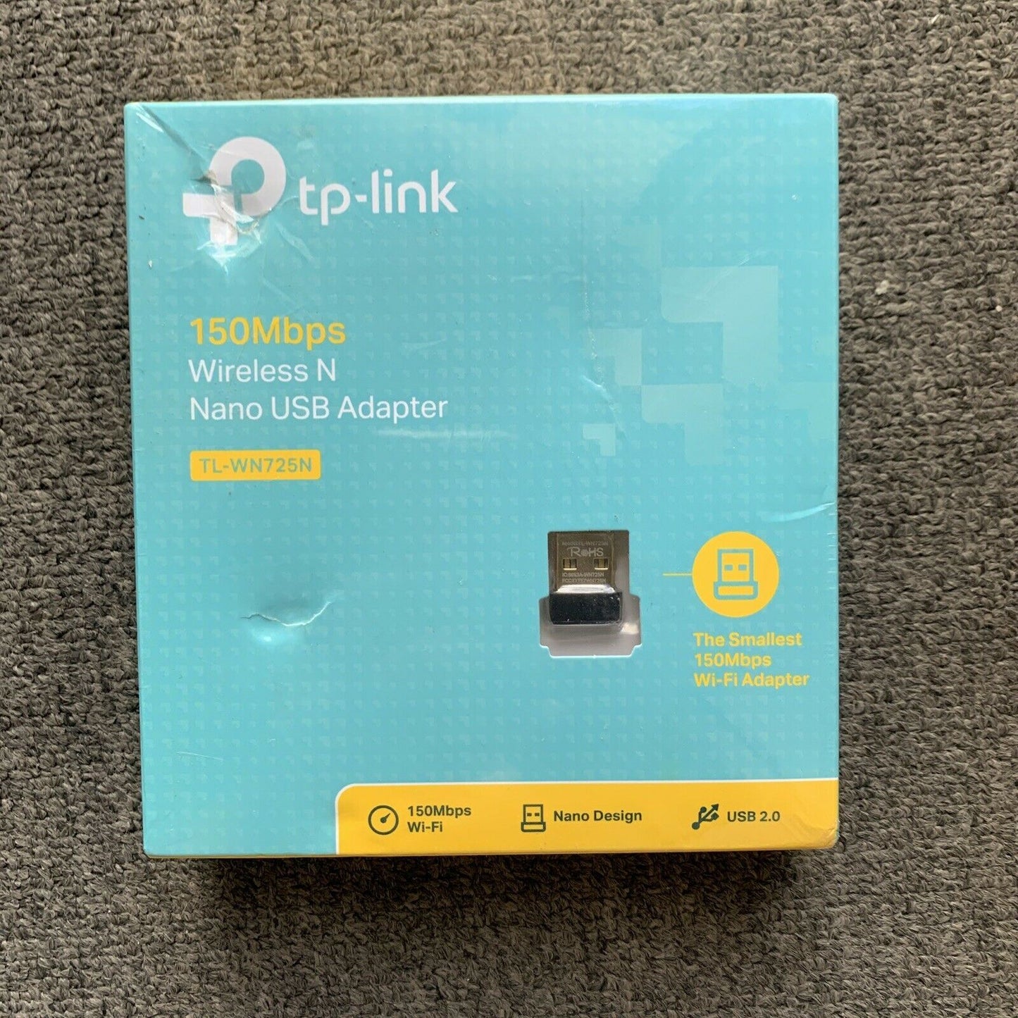 *New Sealed* TP-LINK TL-WN725N 150 Mbps Wireless N Nano USB Adapter