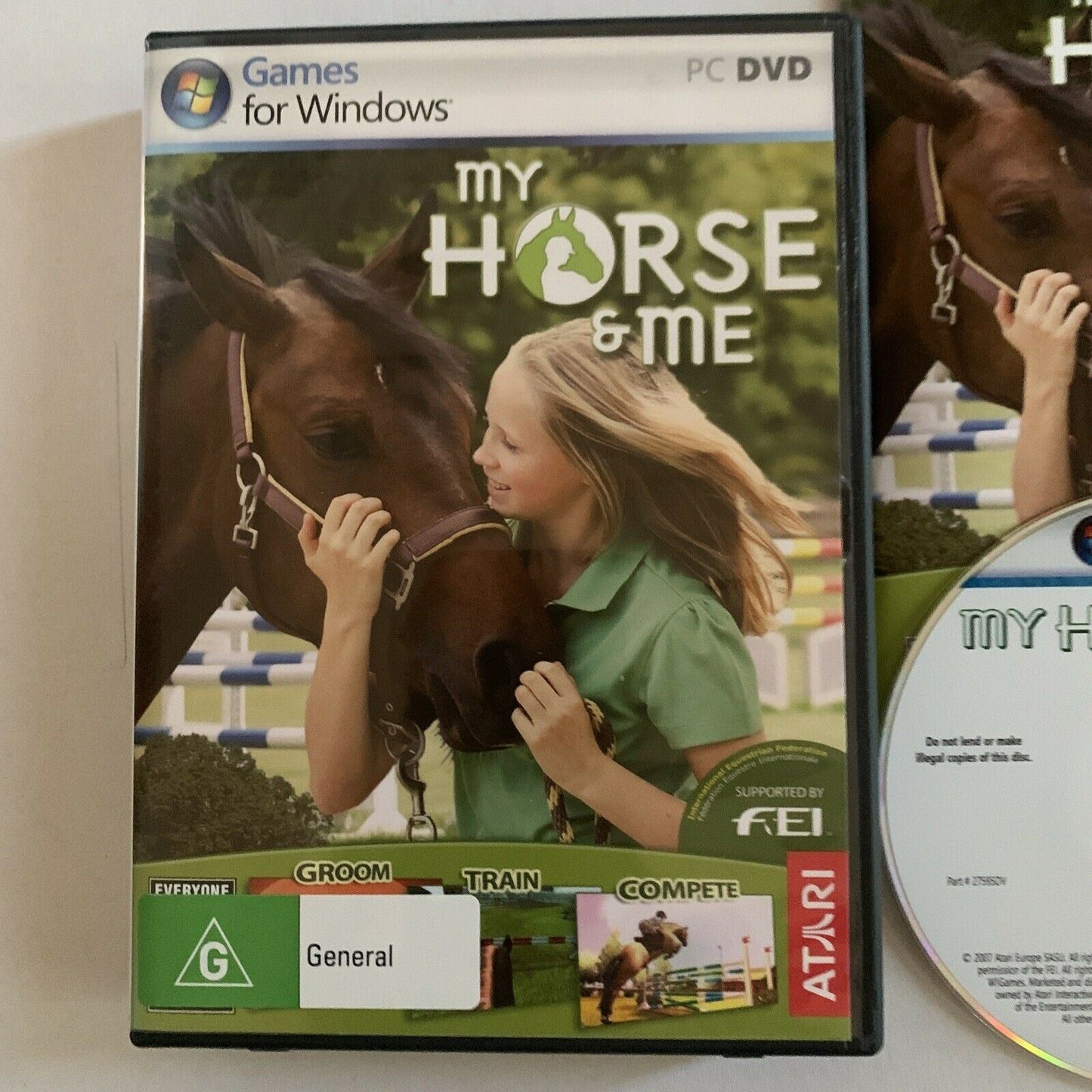 My Horse & Me - PC DVD-ROM With Manual. Horse Simulation Game - Atari