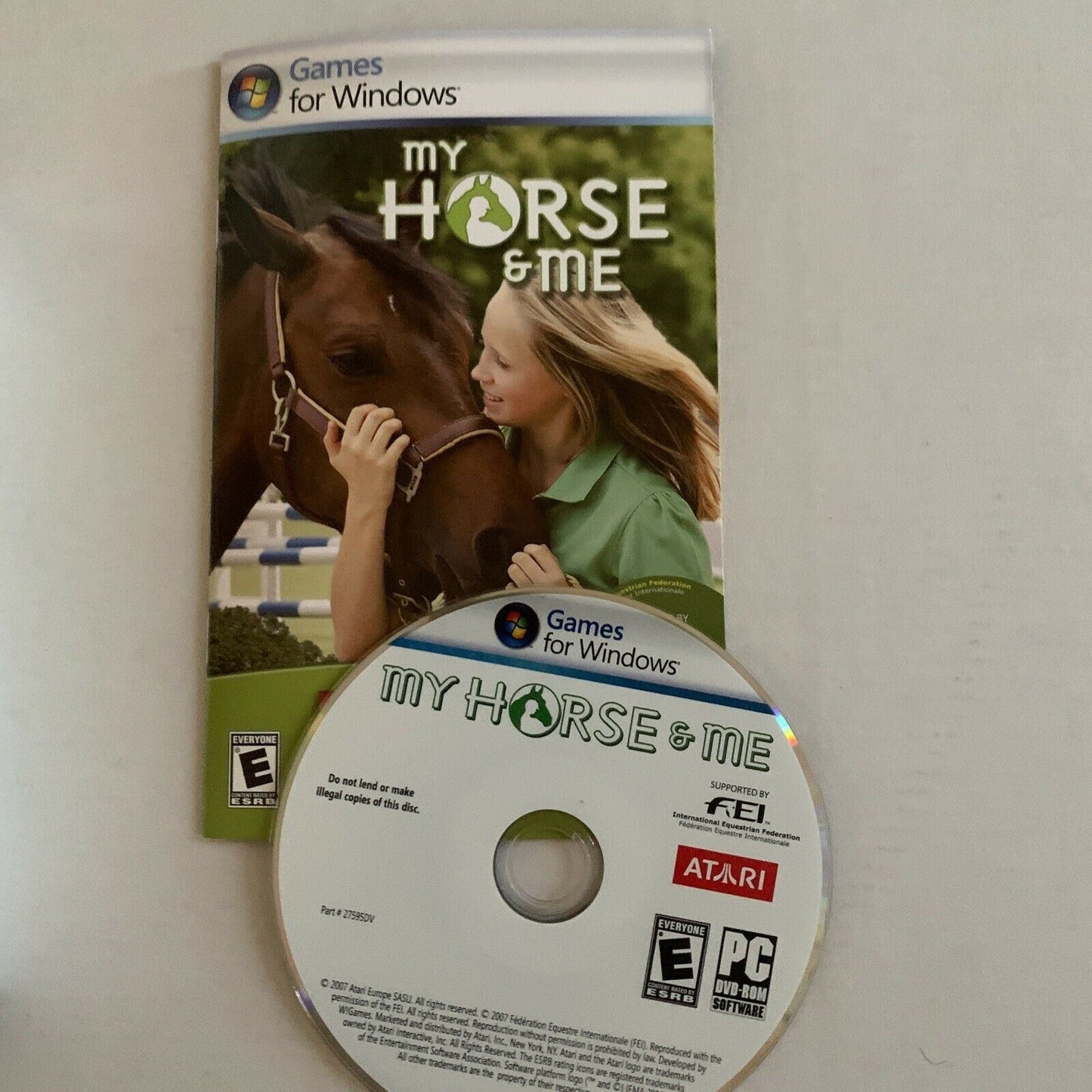 My Horse & Me - PC DVD-ROM With Manual. Horse Simulation Game - Atari