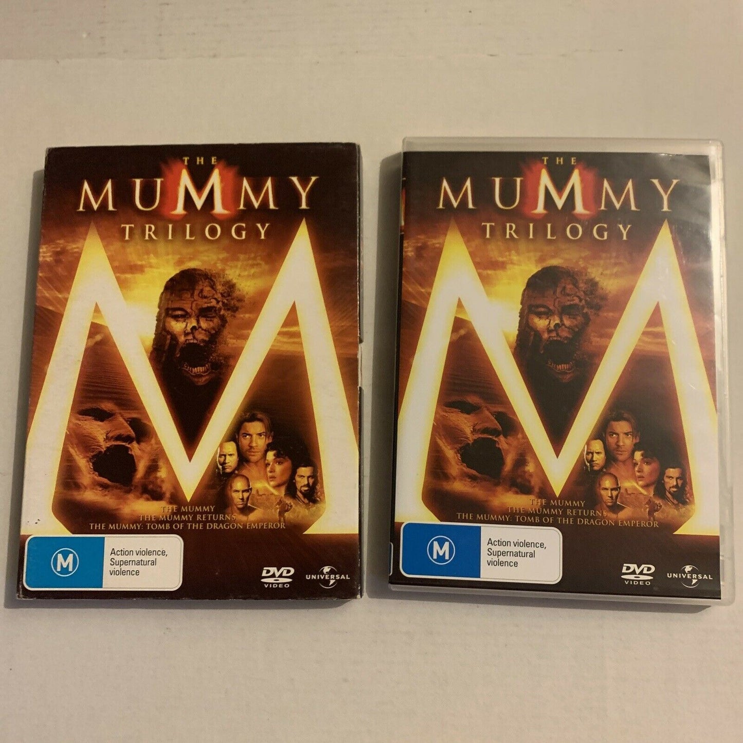 The Mummy Trilogy - The Mummy / Mummy Returns / Tomb Of The Dragon DVD Region 4