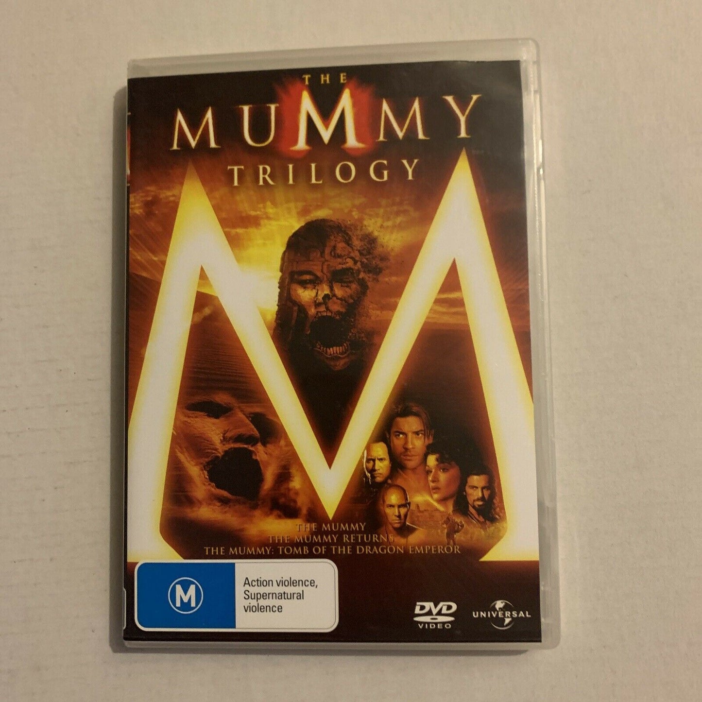 The Mummy Trilogy - The Mummy / Mummy Returns / Tomb Of The Dragon DVD Region 4