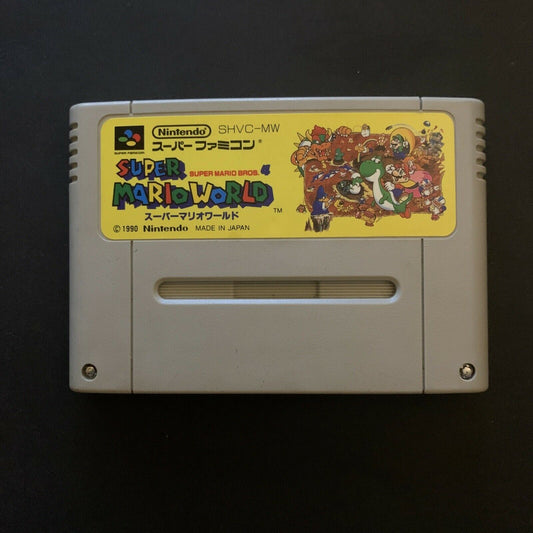 Super Mario World - Nintendo Super Famicom SNES Japan NTSC-J Cartridge Only