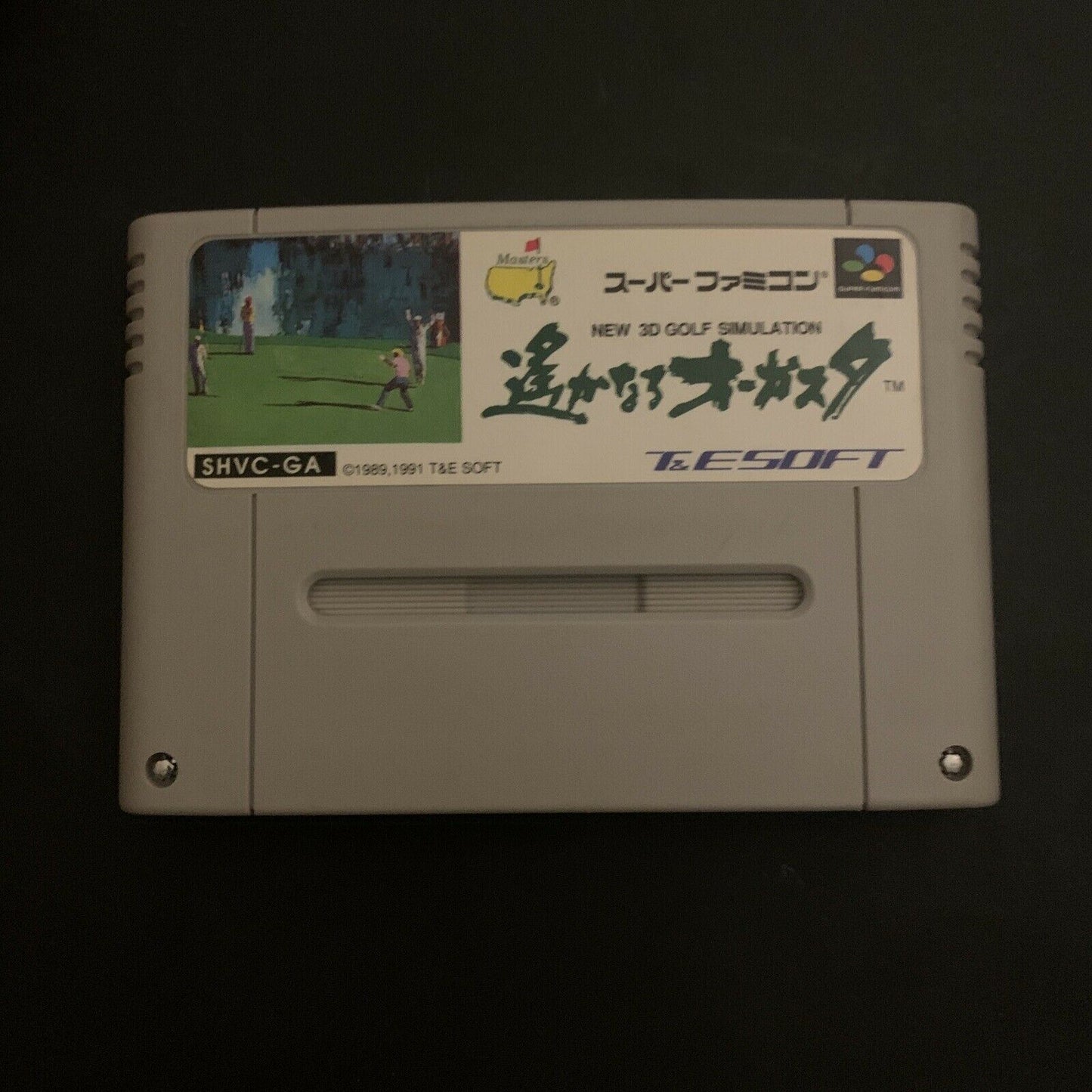 Harukanaru Augusta 3D Golf - Nintendo Super Famicom SNES Japan NTSC-J