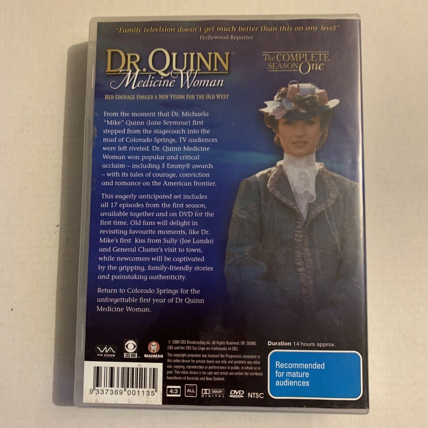 Dr Quinn Medicine Woman : Season 1 (DVD, 1993, 5-Disc) Jane Seymour All Regions