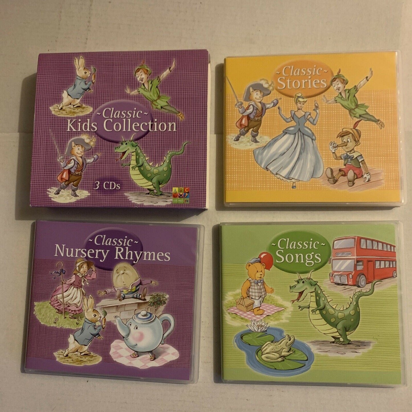 ABC For Kids: Classic Kids Collection - Stories / Nursery Rhymes / Songs 3-CD's