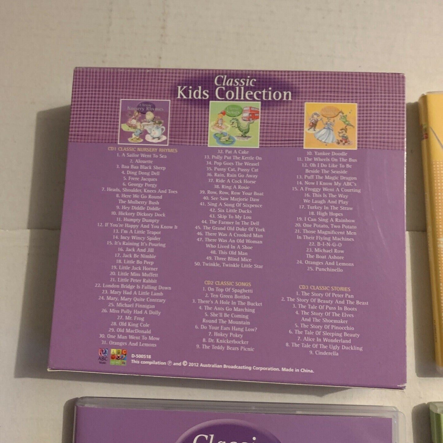 ABC For Kids: Classic Kids Collection - Stories / Nursery Rhymes / Songs 3-CD's