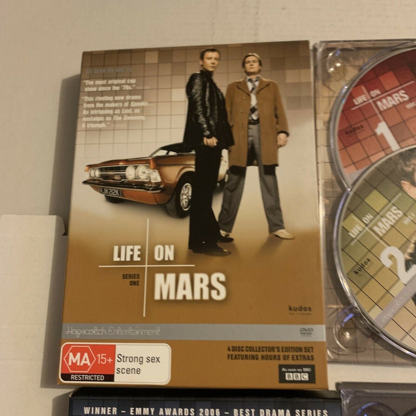 Life On Mars : Complete Series 1 & 2 (DVD, 2007, 8-Disc Set) BBC Region 4