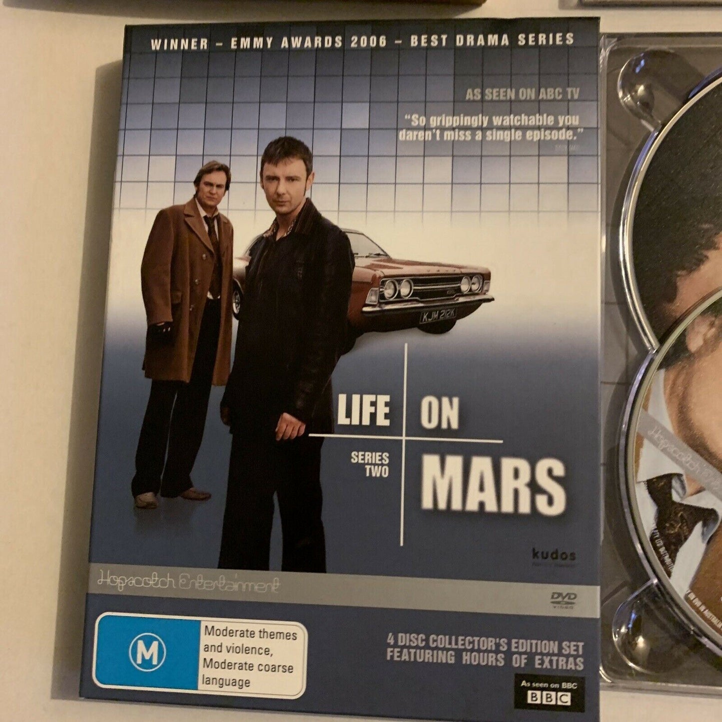 Life On Mars : Complete Series 1 & 2 (DVD, 2007, 8-Disc Set) BBC Region 4