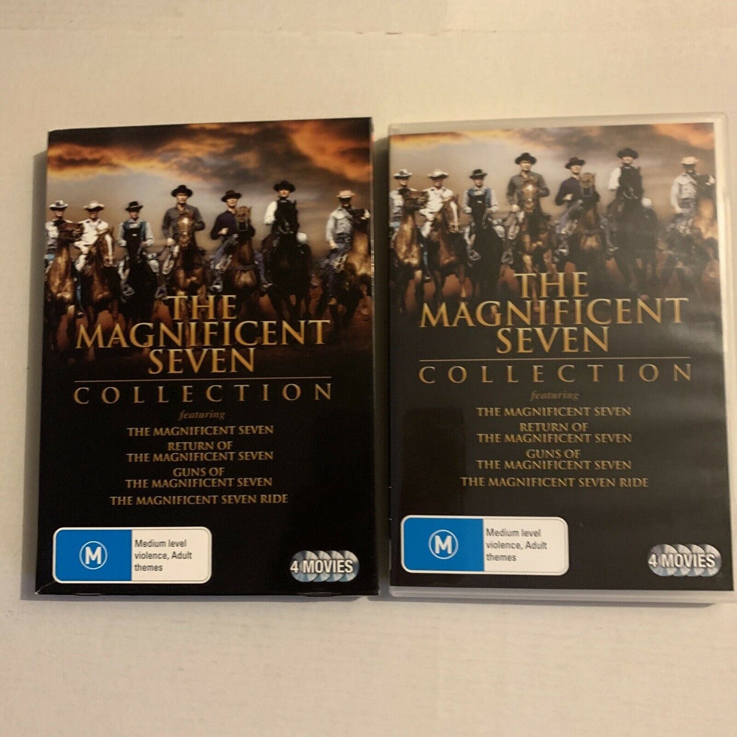 The Magnificent Seven Collection - 4 Movies (DVD, 1972, 4-Disc) Region 4&2