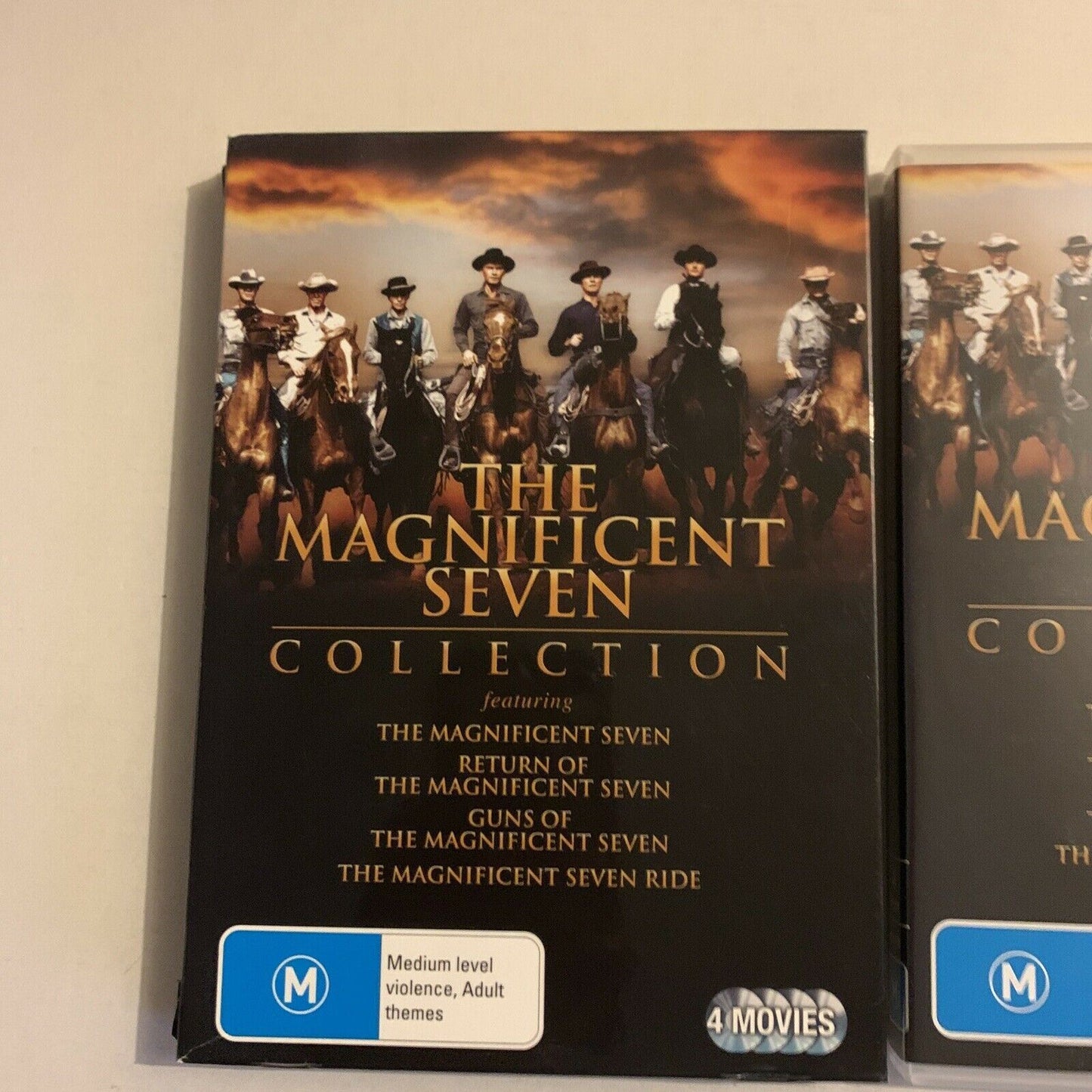 The Magnificent Seven Collection - 4 Movies (DVD, 1972, 4-Disc) Region 4&2