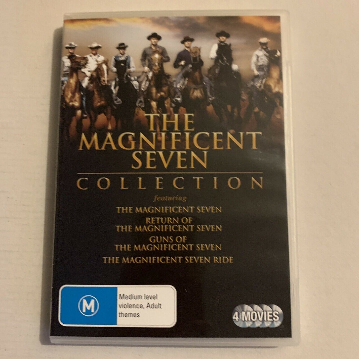 The Magnificent Seven Collection - 4 Movies (DVD, 1972, 4-Disc) Region 4&2