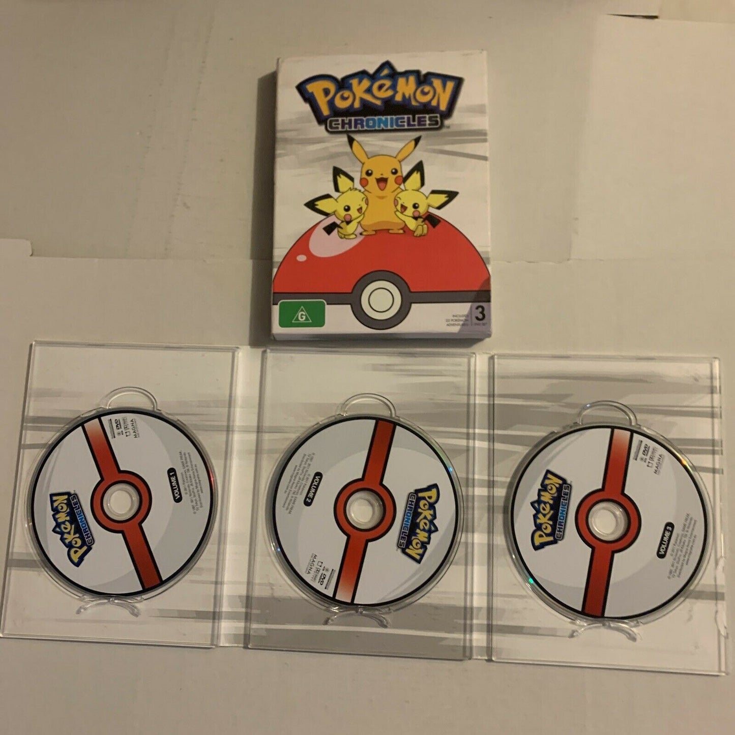 Pokemon Chronicles (DVD, 2011, 3-Disc)