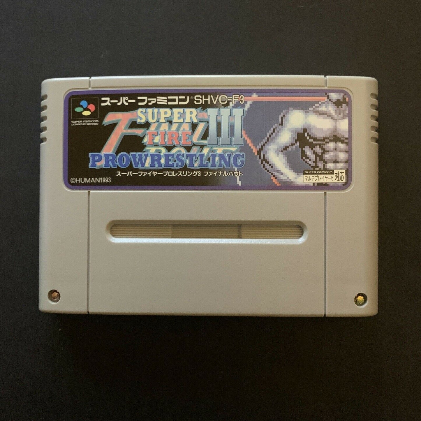 Super Fire Pro Wrestling III - Super Famicom SNES Japan NTSC-J Cartridge Only