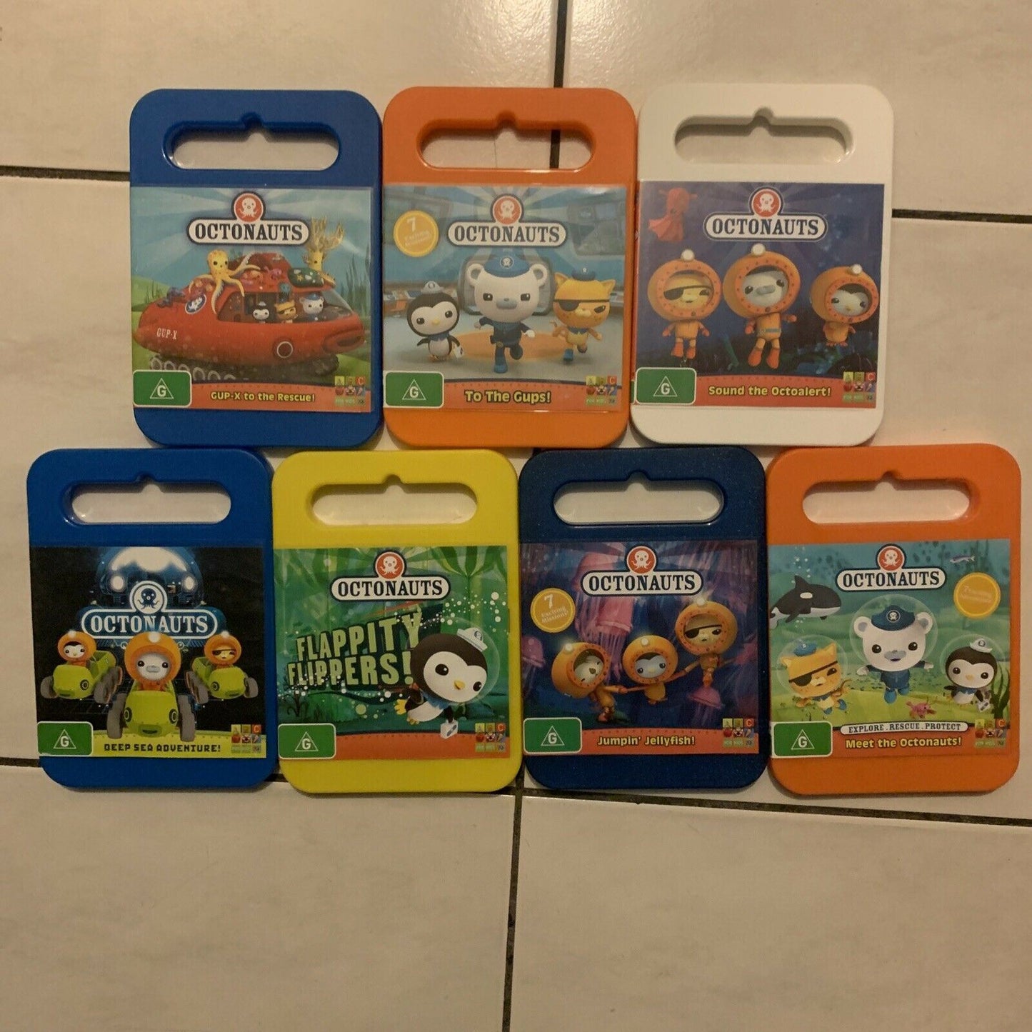 7x Octonauts DVDs Region 4