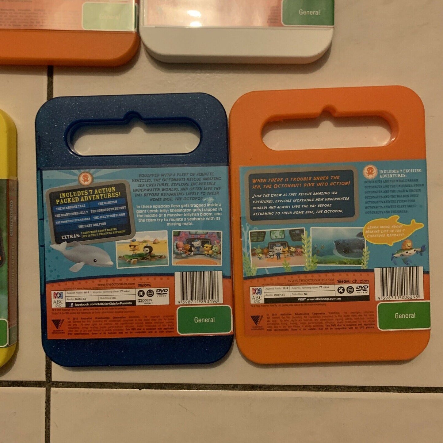 7x Octonauts DVDs Region 4