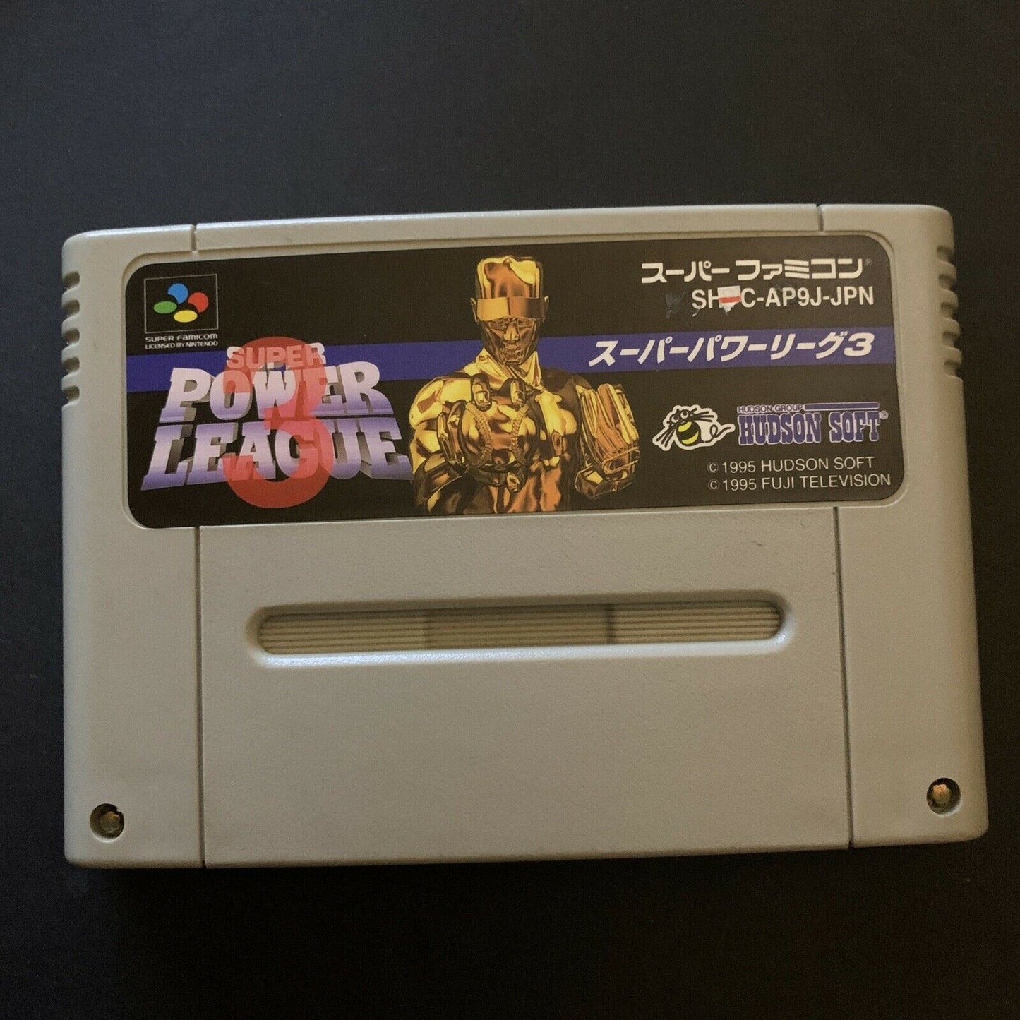 Super Power League 1,2,3 Baseball - Nintendo Super Famicom SNES Japan NTSC-J