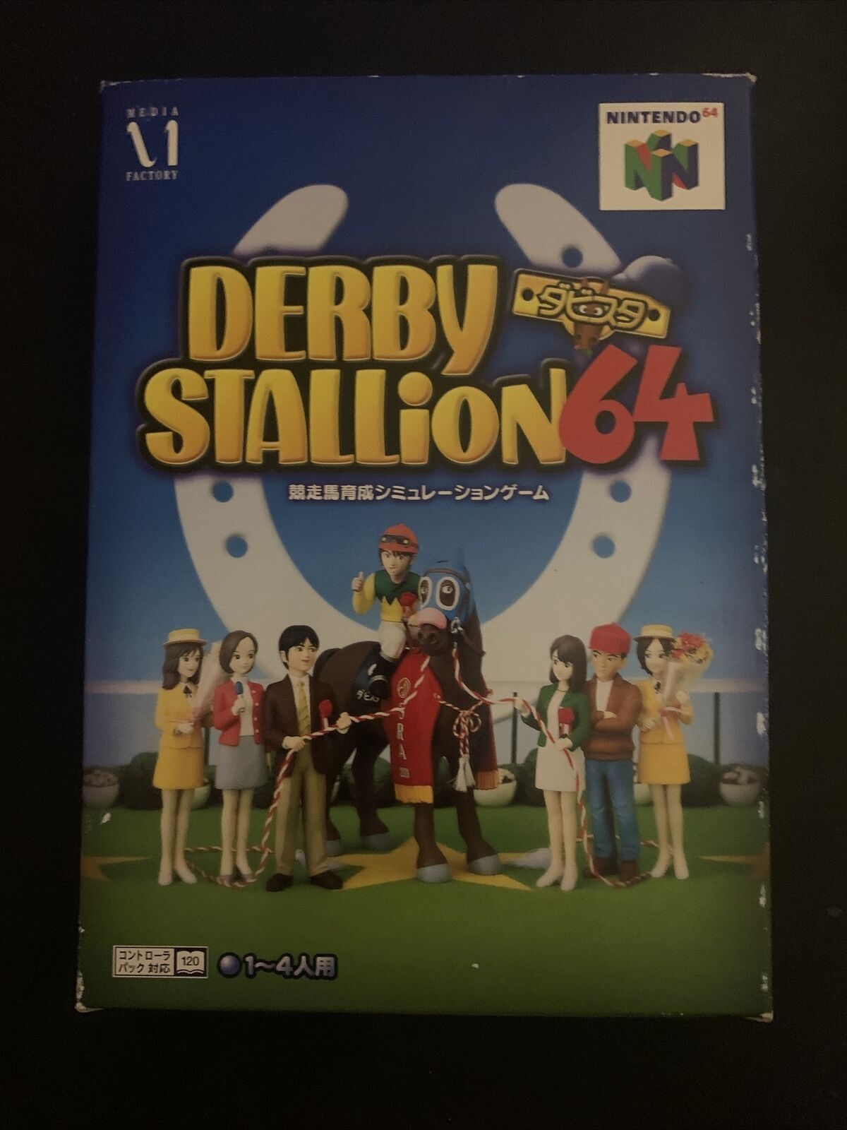 Derby Stallion 64 - Nintendo 64 NTSC-J Japan Game w Box + Manual