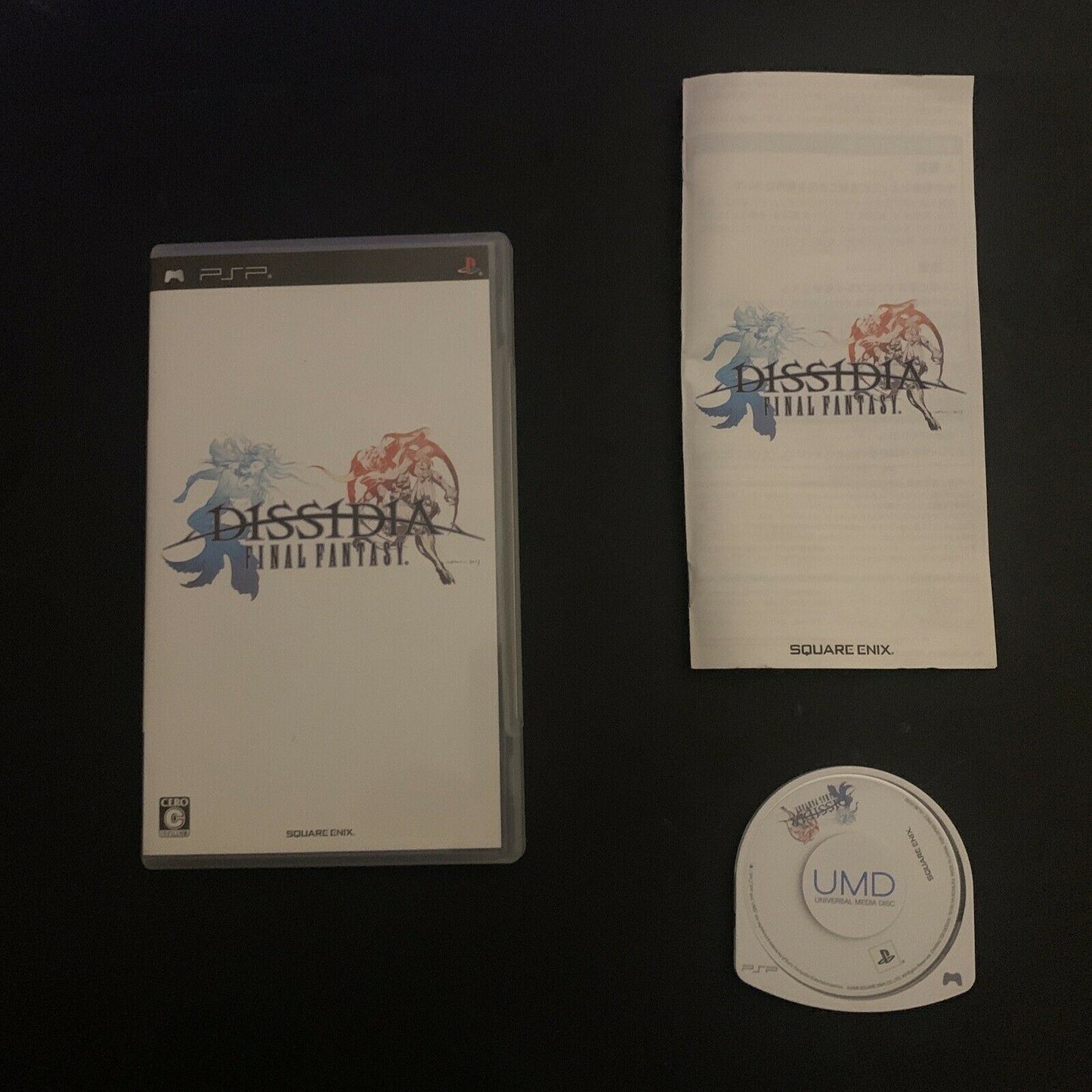 Dissidia Final Fantasy - Sony PSP Japan Game w Manual