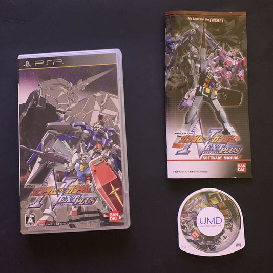 Mobile Suit Gundam: Next Plus - Sony PSP Japan Game w Manual