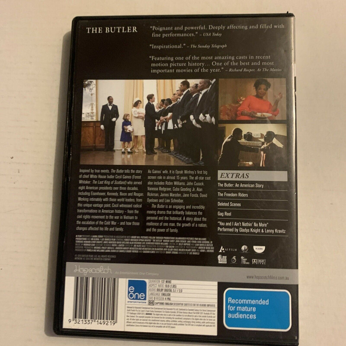 The Butler (DVD, 2013) Forest Whitaker, Oprah Winfrey Region 4 – Retro Unit