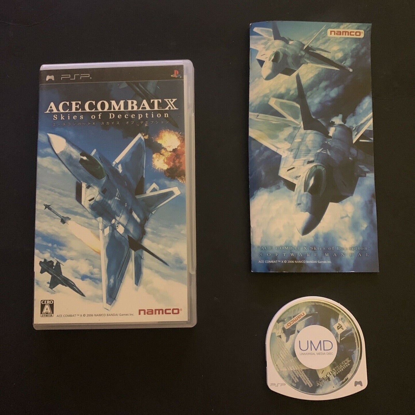 Ace Combat X: Skies Of Deception - Sony PSP Japan Game w Manual