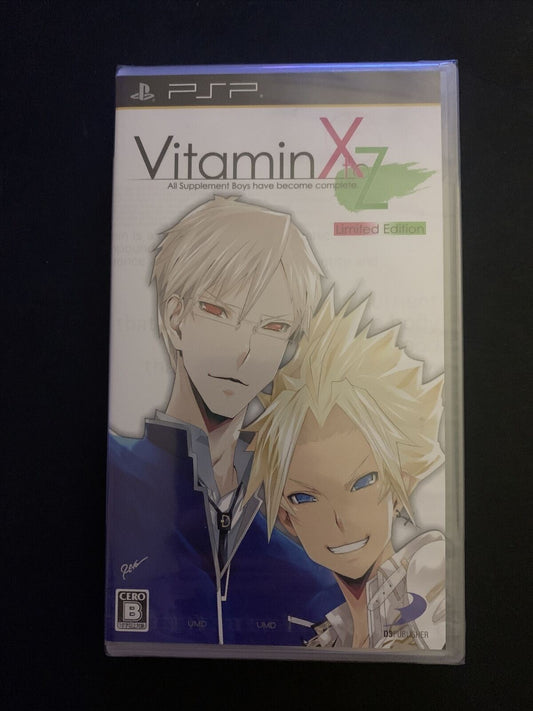 *New Sealed* Vitamin X to Z [Limited Edition] - Sony PSP Japan Game