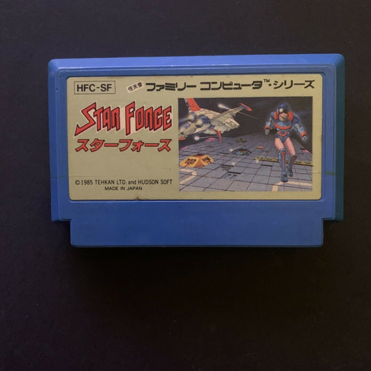 Star Force - Nintendo Famicom NES NTSC-J Japan 1985 HFC-SF Shoot-em Up Game