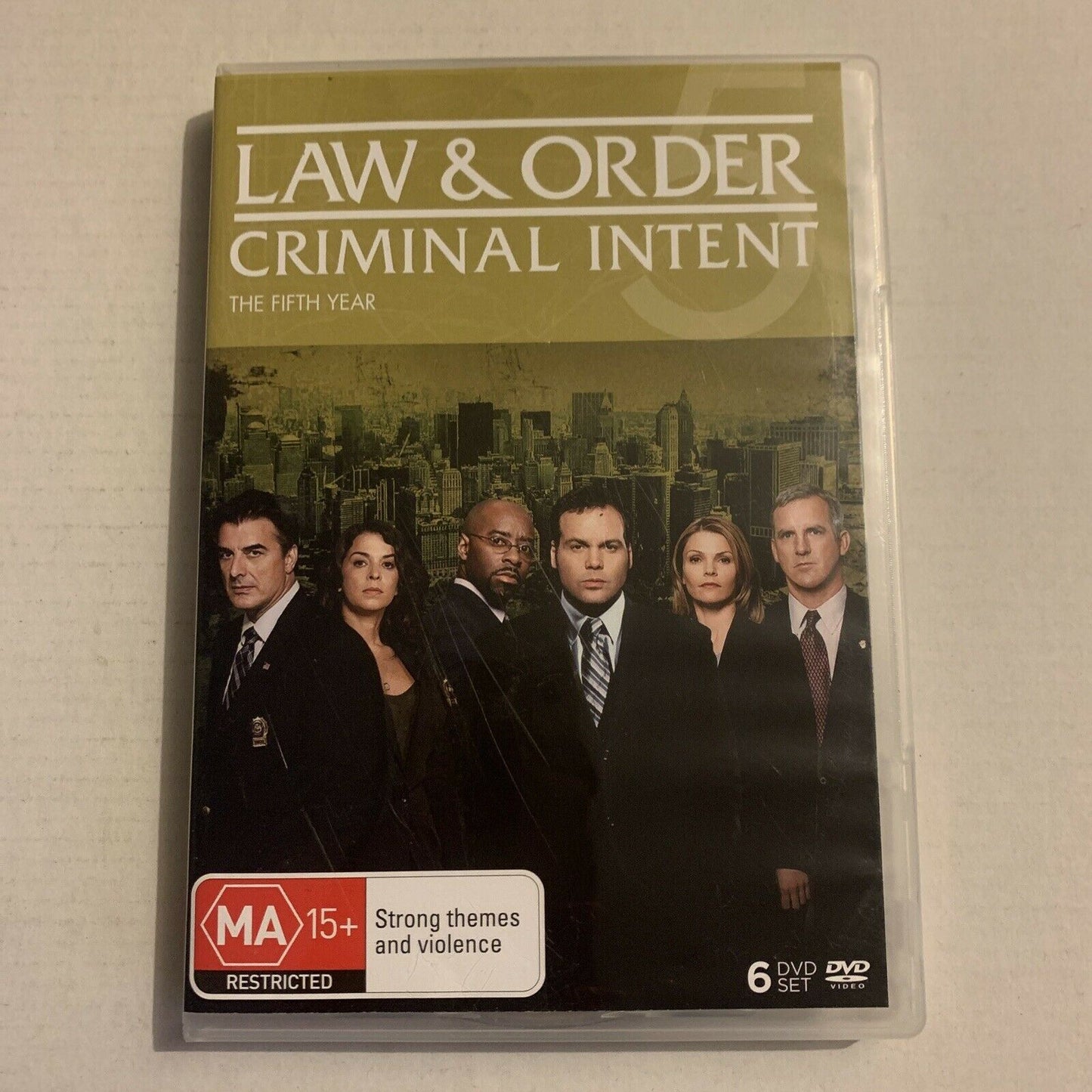 Law & Order: Criminal Intent - The Fifth Year (DVD, 2006, 6-Disc) Region 4
