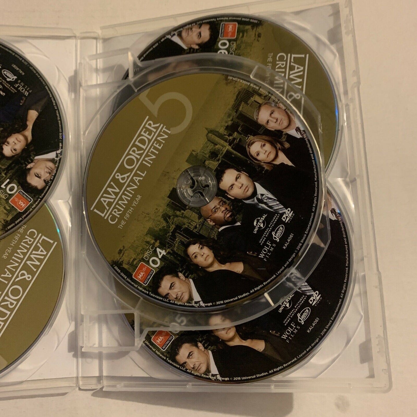Law & Order: Criminal Intent - The Fifth Year (DVD, 2006, 6-Disc) Region 4