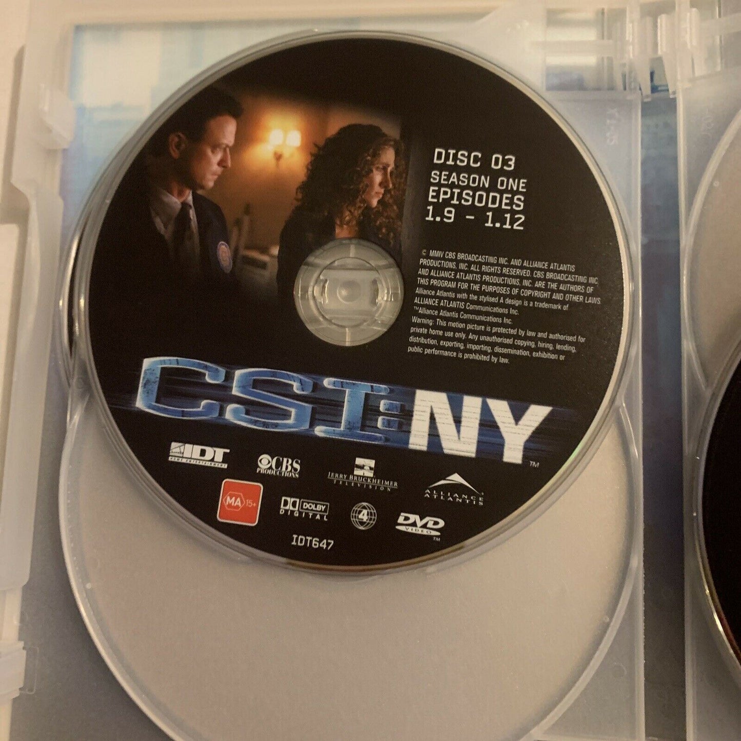 CSI: NY : Season 1 (DVD, 2005, 6-Disc) Region 4
